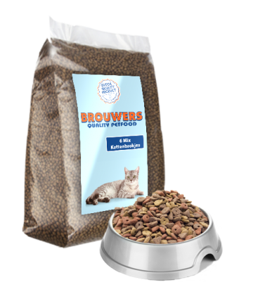 6 mix kattenbrokjes