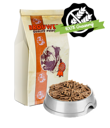 Graanvrij   geperst   puppy kip