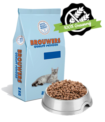 Premium kat graanvrij kip